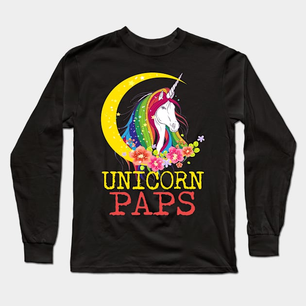 Unicorn Paps Long Sleeve T-Shirt by jrgmerschmann